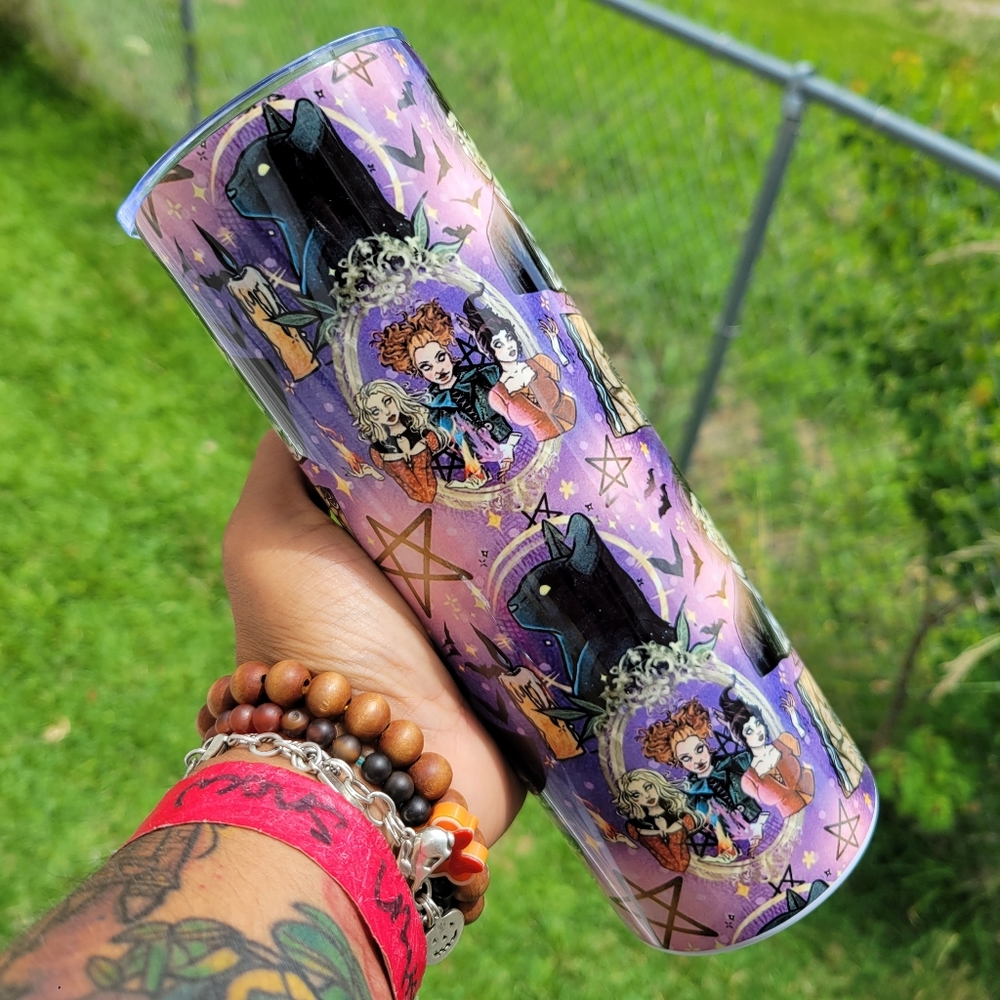 Hocus pocus halloween tumbler